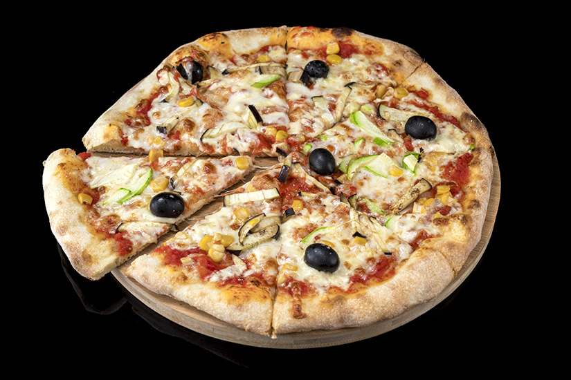 Pizza Pieces with olives